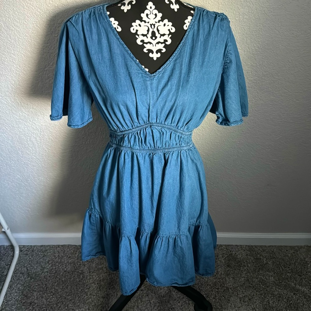 Flattering Denim Dress